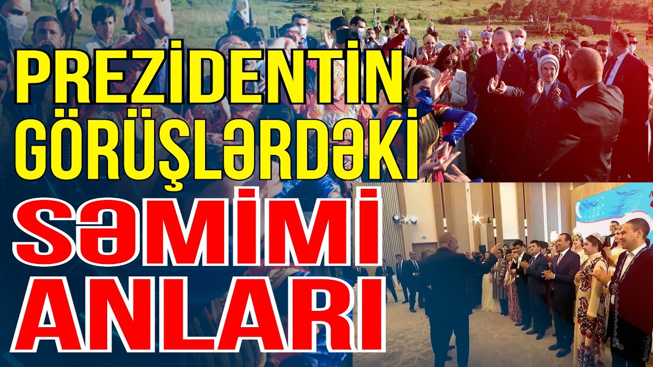 İlham Əliyevin türk dövlətlərinin prezidentləri ilə səmimi görüntüləri - Media Turk TV