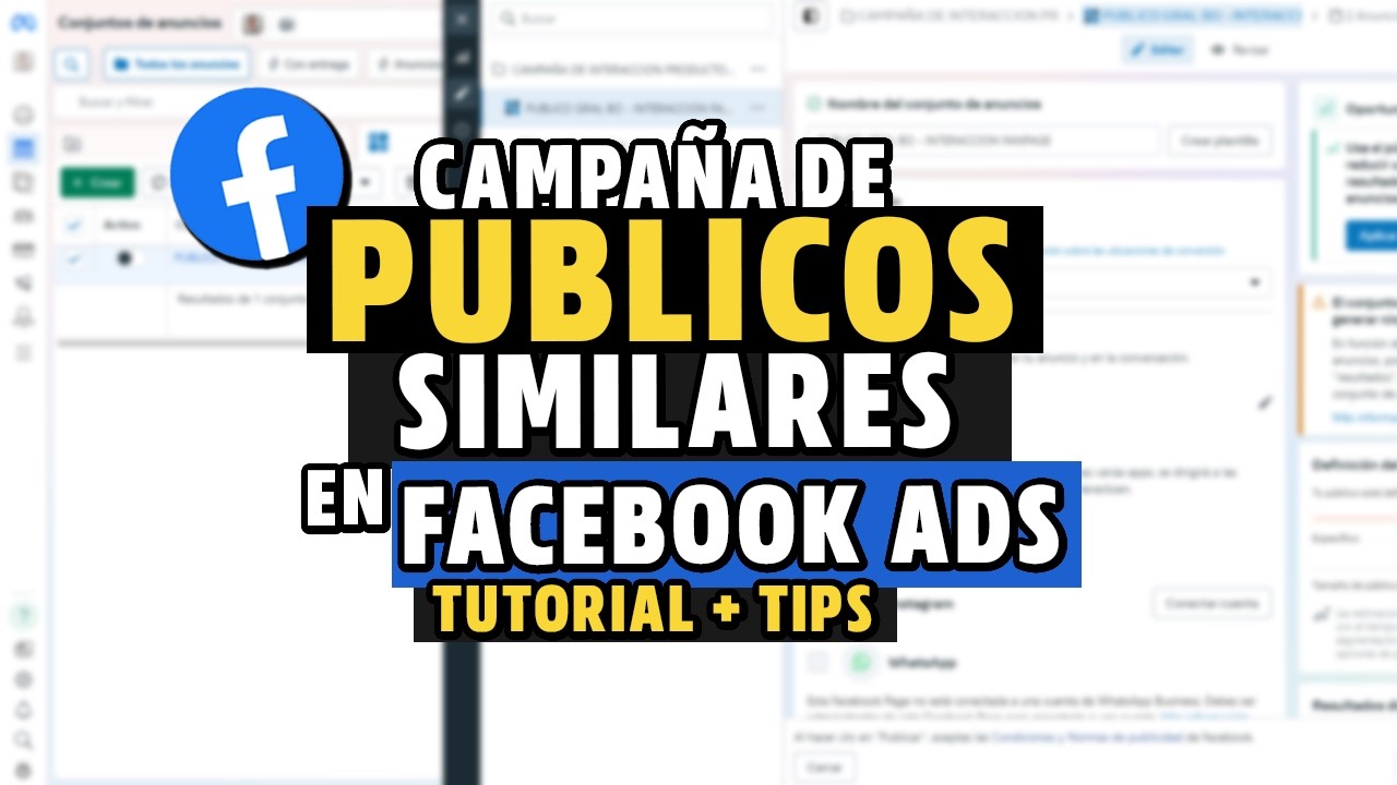 PUBLICOS SIMILARES en facebook ads [Lookalikes] 💎 Facebook ads tutorial