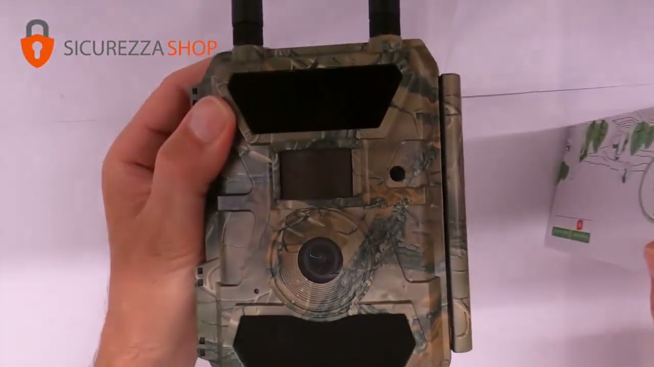 FOTOTRAPPOLA 4G con invio VIDEO e FOTO tramite E-MAIL