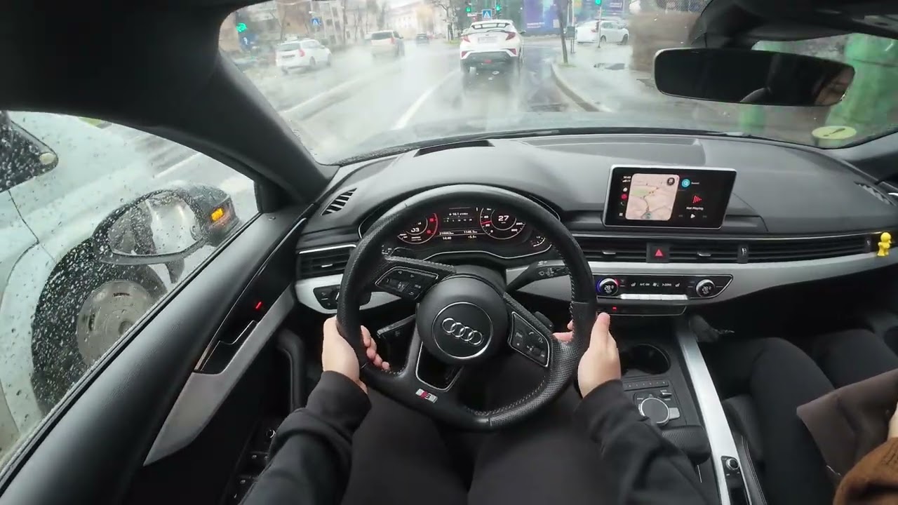 Cozy rainy drive 🌧️