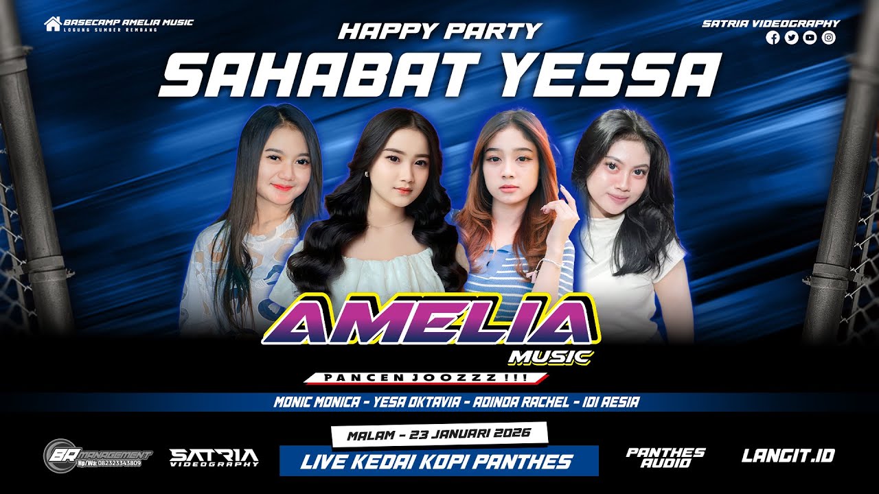 🔴LIVE AMELIA MUSIC PANCEAN JOOSSS - HAPPY PARTY 