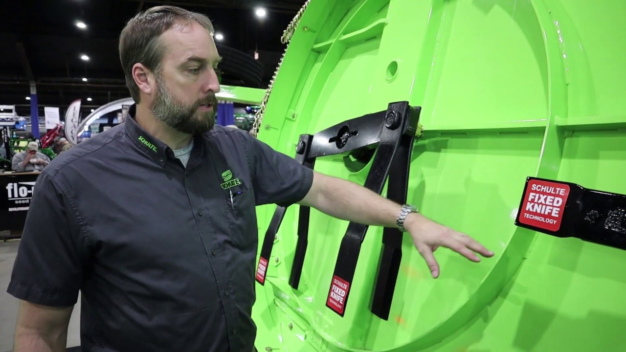 Schulte Fixed Knife Technology for Shredding Cotton and Corn Stocks