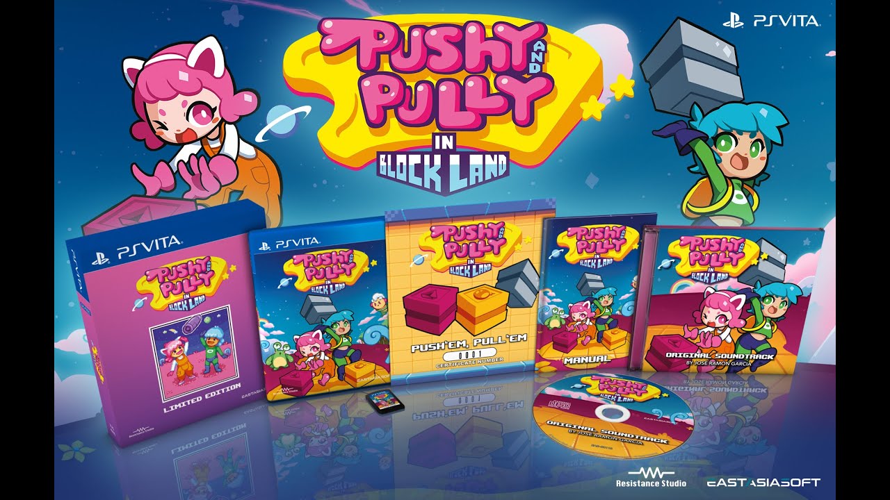 Pushy and Pully in Blockland PSVita Limited Edition