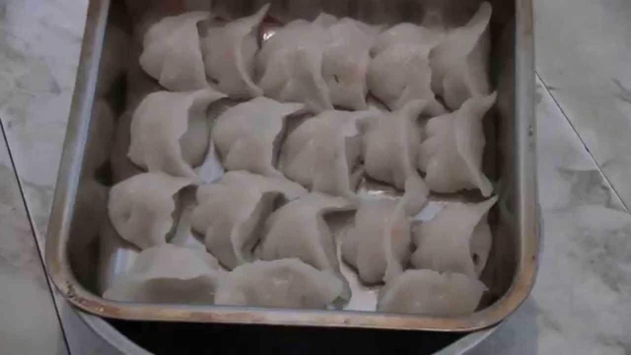 Chinese Dumpling With Taro Root  Chinese Street Food In Hoiping, China