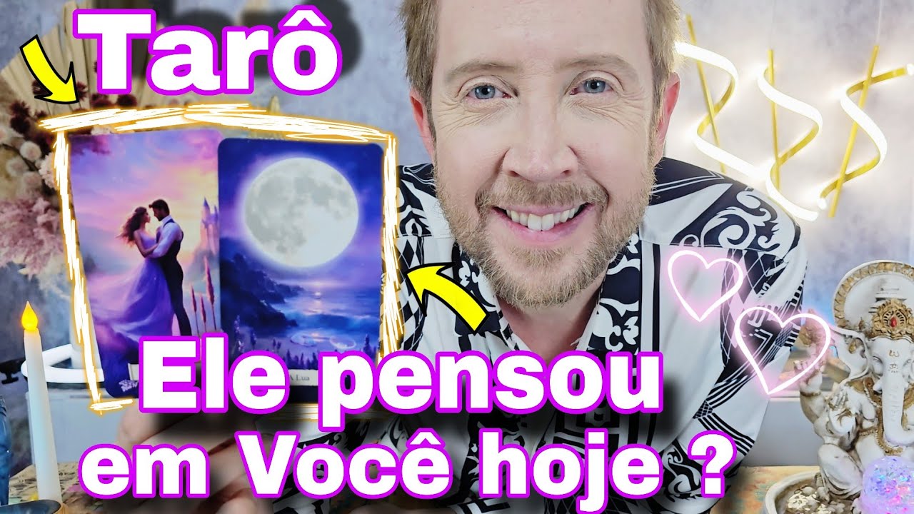 ELE PENSOU EM VOCÊ HOJE ? O QUE PENSOU ? Tarô de hoje,rei do oráculo hoje,bubatarohoje,elepensaemmim
