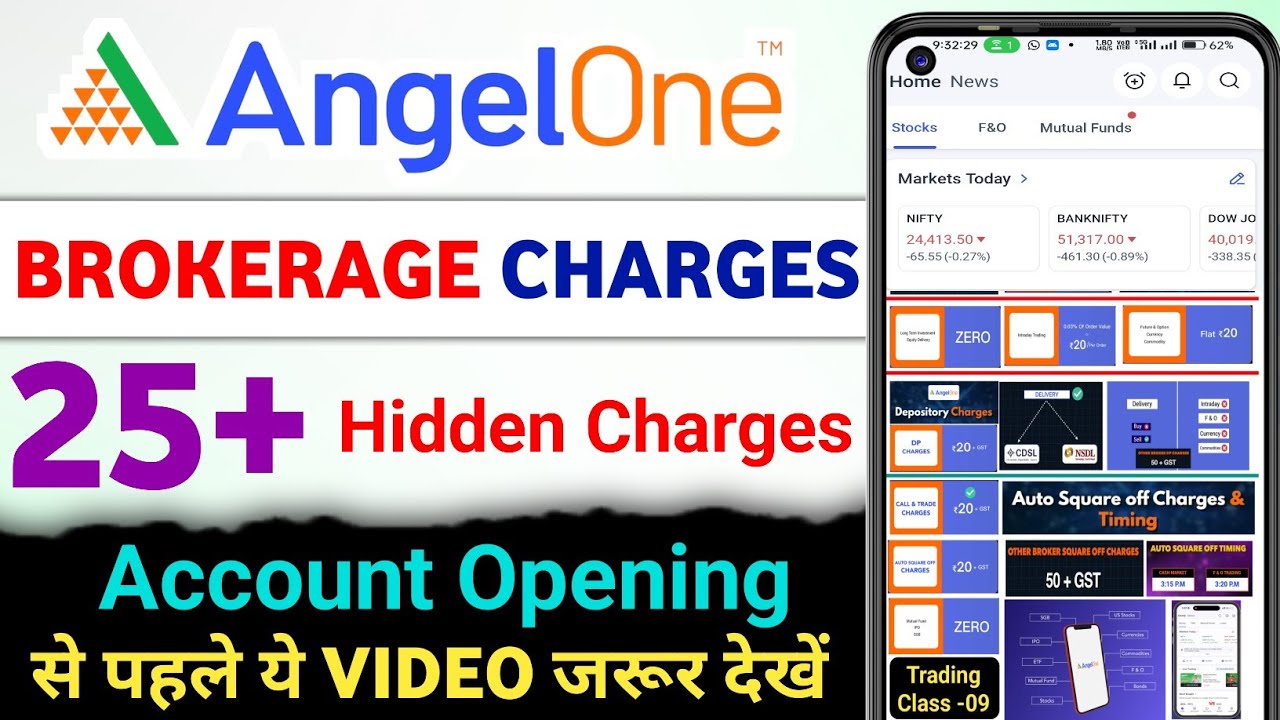 Angel One में 25+ Charges Explained | Brokerage, DP, AMC, Taxes & Hidden Charges का पूरा सच | Hindi