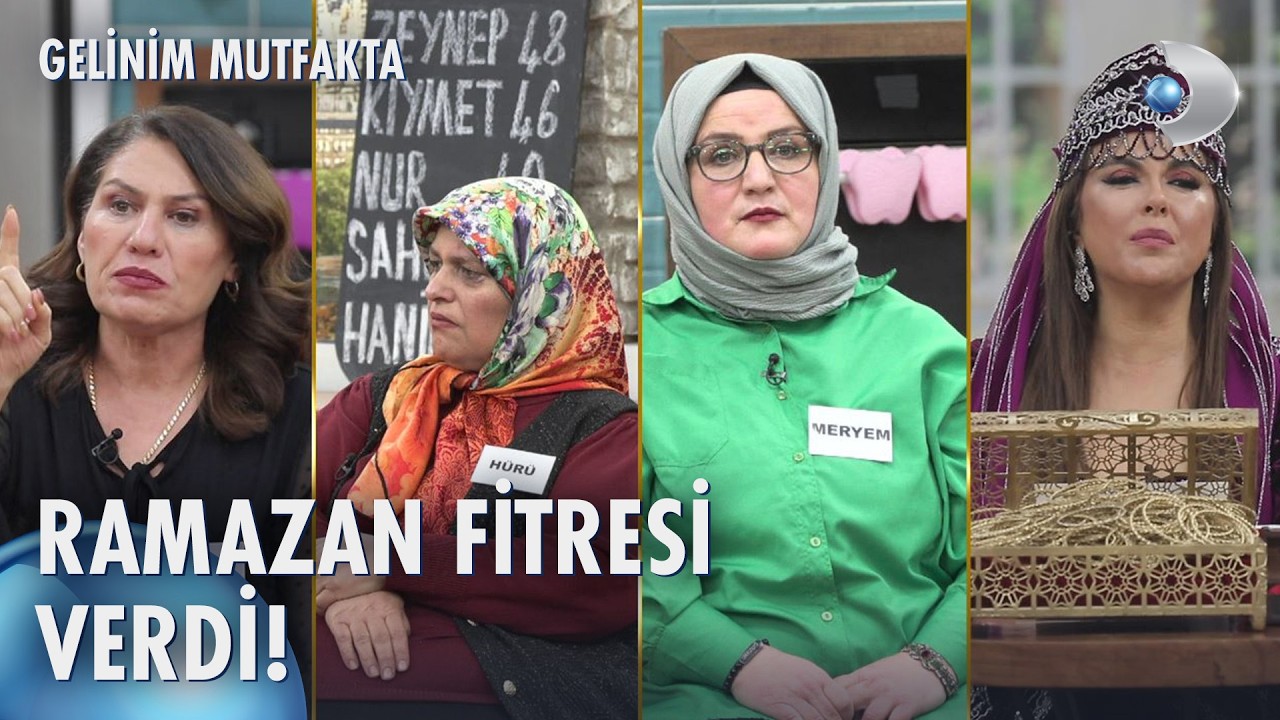 Tijen Hanım, Hürü Hanım'a fitre verdi! | Gelinim Mutfakta 1784. Bölüm