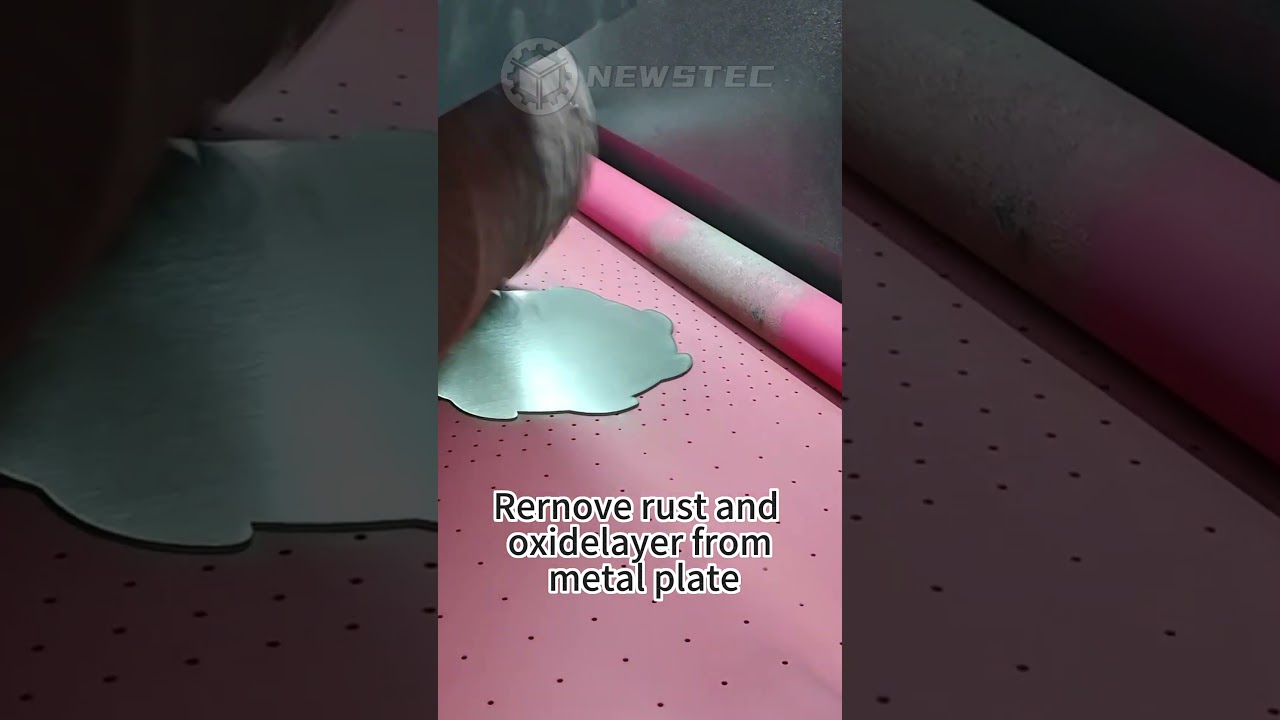 Stainless steel plate surface treatment chamfer polishing#metal #machine #grinding #polishing