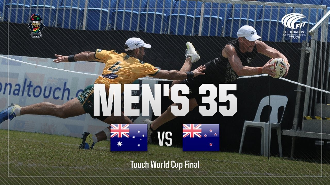 New Zealand vs Australia, Men's 35, Gold Medal | Touch World Cup 2019