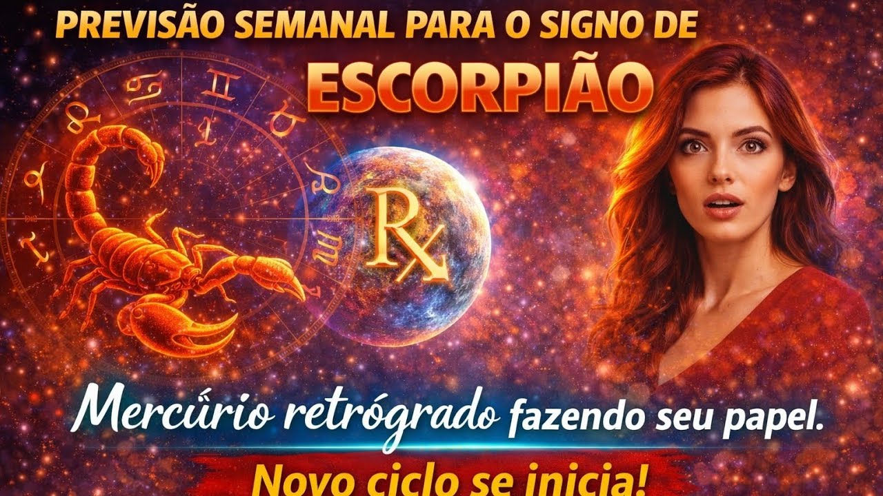 Escorpião: Mercúrio retrógrado fazendo seu papel. Novo ciclo se inicia!