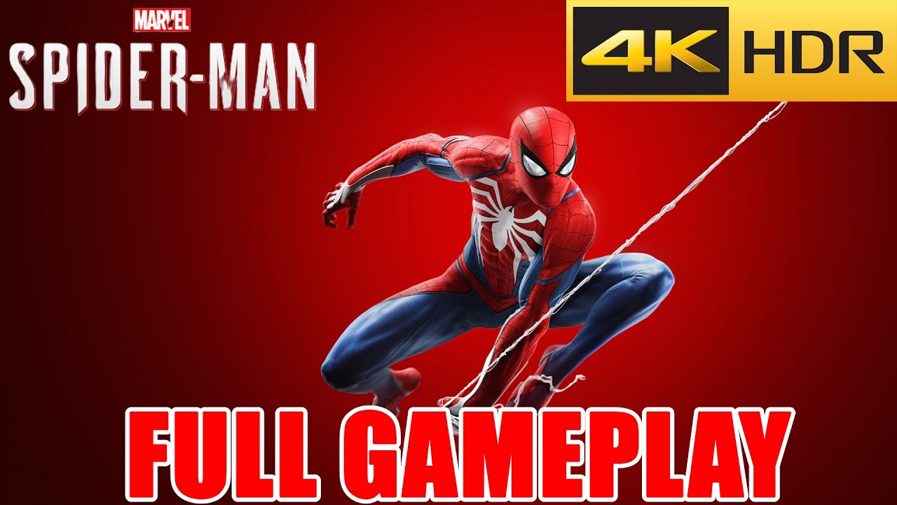 SPIDERMAN REMASTERED FULL GAME NO COMMENTARY 4K LONGPLAY - FULL CAMPAIGN ALL MISSIONS