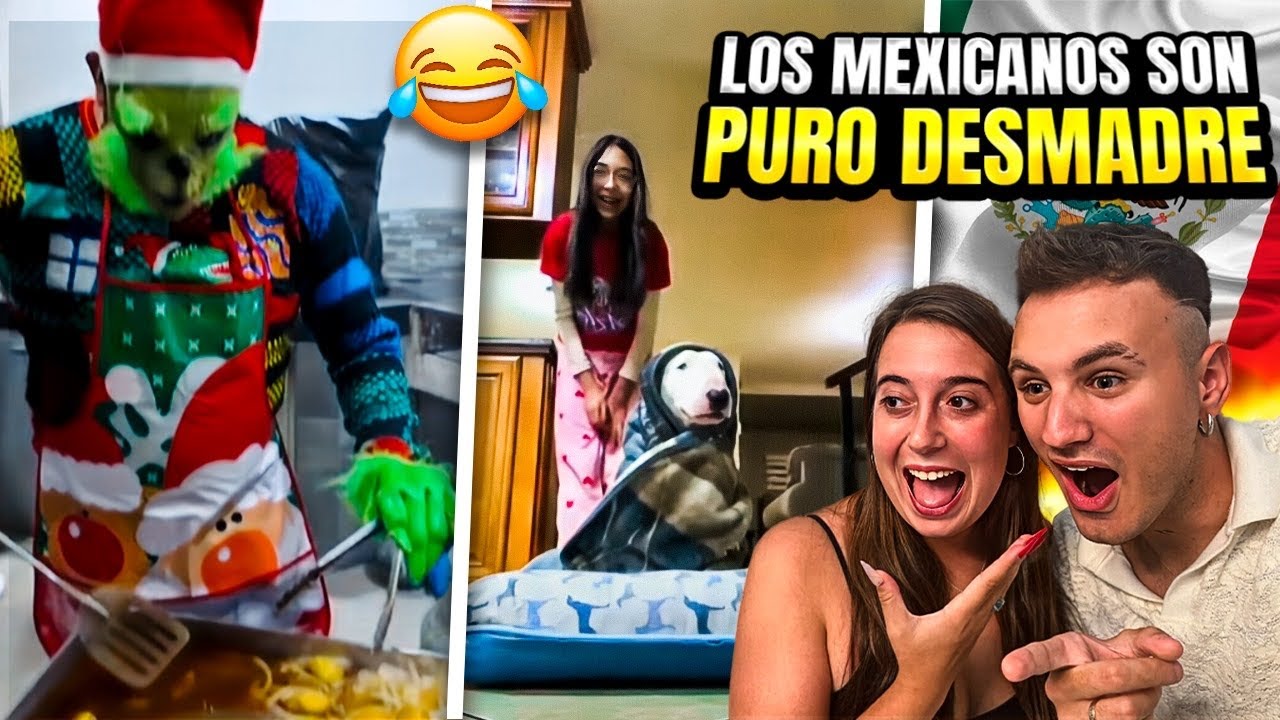 Los MEXICANOS son PURO DESMADRE en NAVIDAD 😂🇲🇽🎄 **esto solo pasa en México!!!**