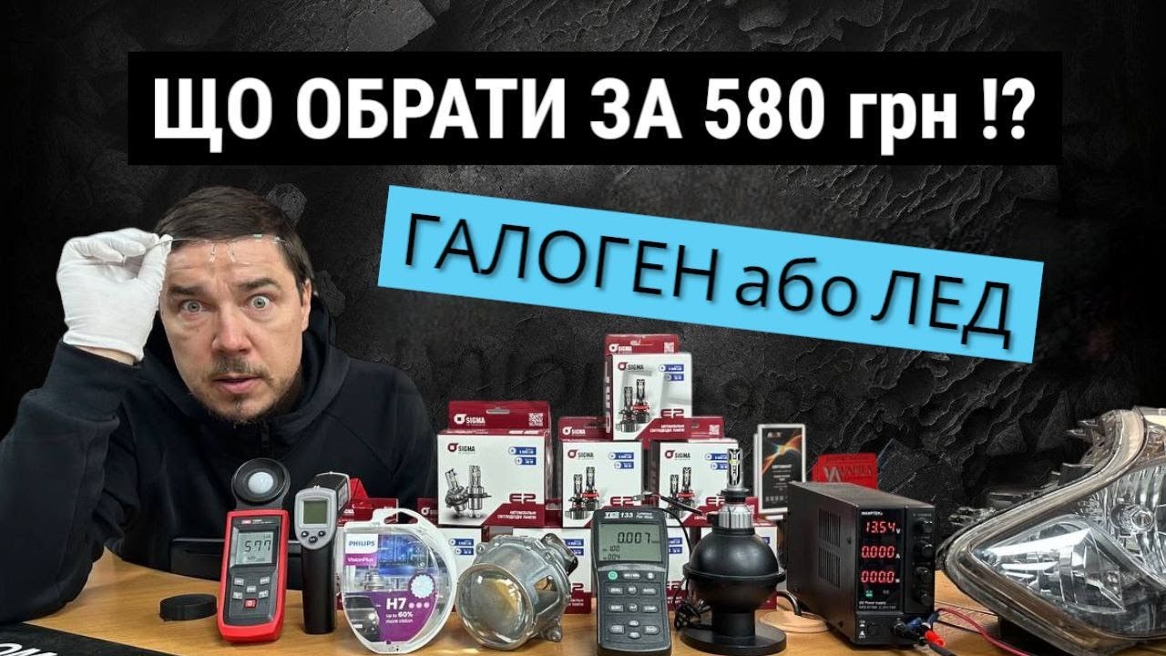 Що обрати: Бюджетні ЛЕД лампи або галоген?!