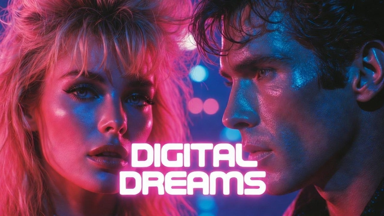 Digital Dreams 💾✨ Estilo 80s | Presentadora Retro + Synthwave