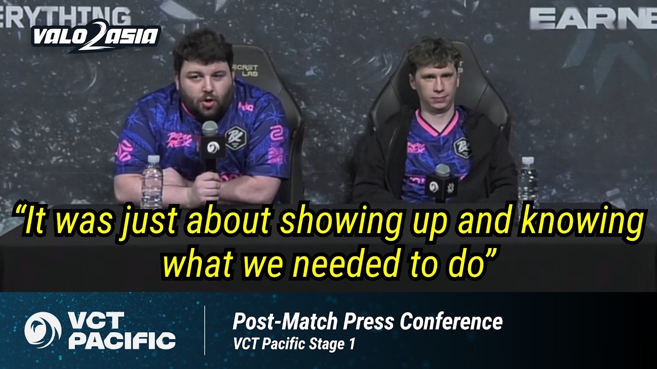 Paper Rex (NS kontra PRX) | VCT Pacific Stage 1 2026 | Konferencja prasowa po meczu