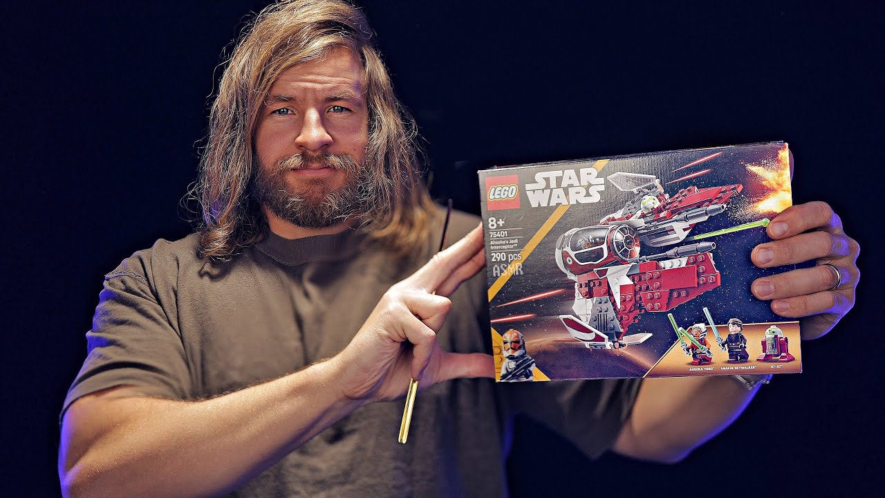 ASMR - LEGO Ahsoka's JEDI INTERCEPTOR (sleepy 1hr build)