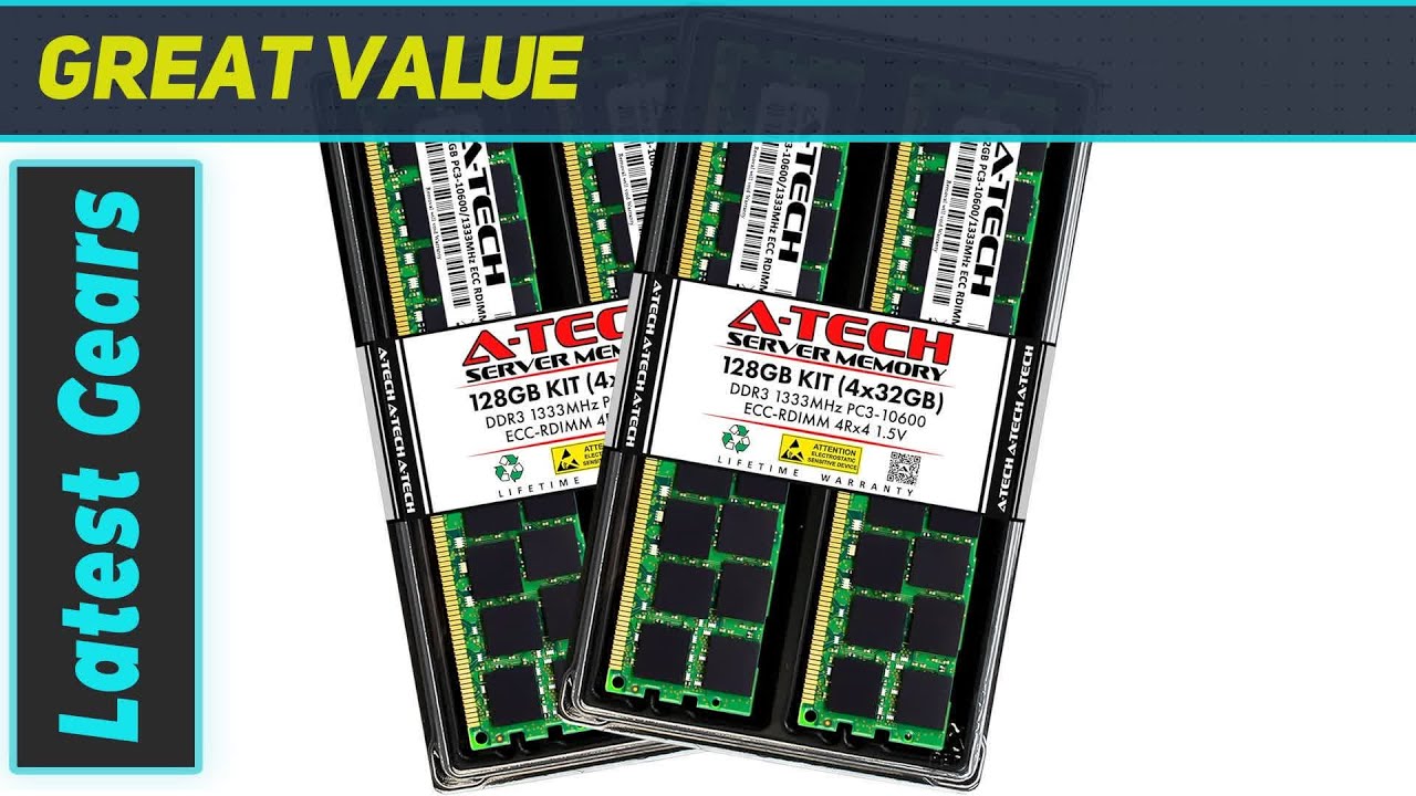 A-Tech 128GB RAM Kit: Best Memory Upgrade for Apple Mac Pro Late 2013!