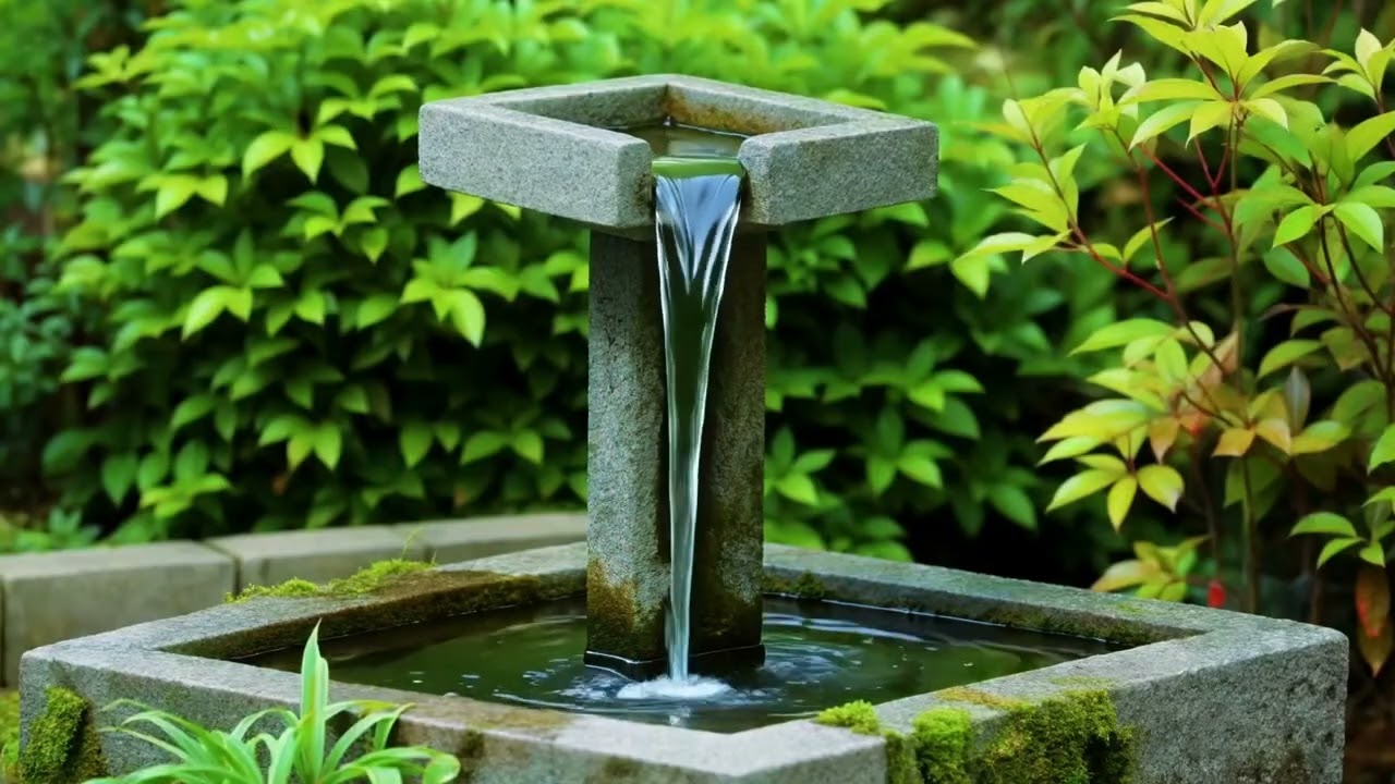 🌿 Feel Instant Peace — Flowing Water Fountain & Relaxing Instrumental Music for Stress Relief 💧