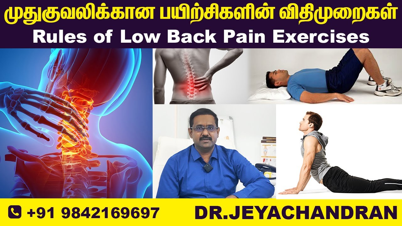 BEST LOW BACK PAIN EXERCISES |முதுகுவலி பயிற்சிகள் |Disc Bulge herniation | Sun Hospital | Madurai