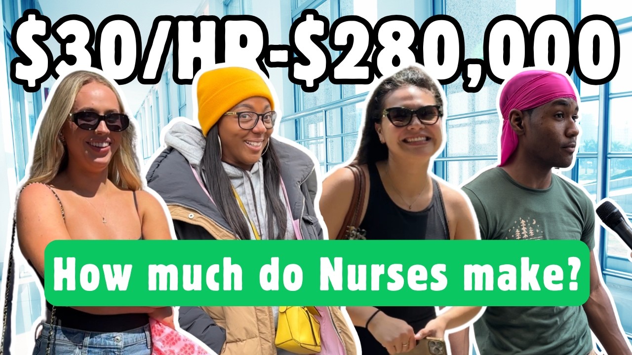 From $30/hr to $280,000, how much do Nurses make? Nurses Pay Compilation