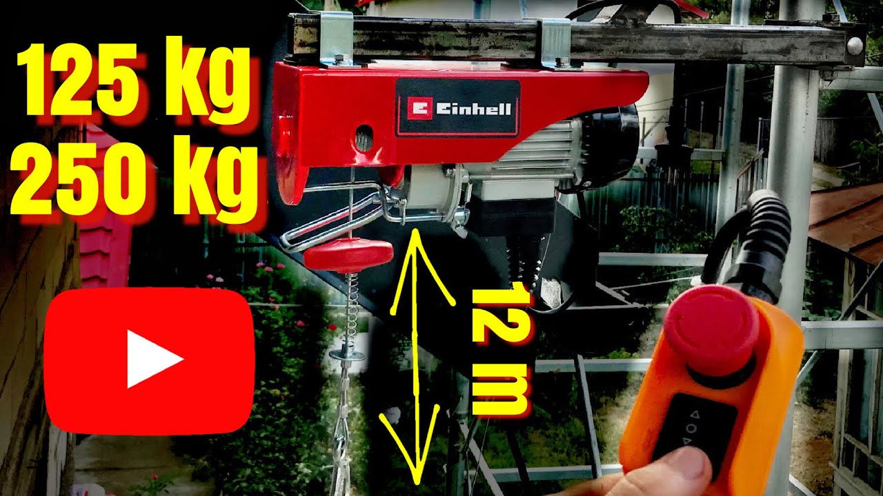 Am cumpărat macara pentru căsuța de la țară! / Electropalan EINHELL TC-EH 250  / #Căsuțadelațară