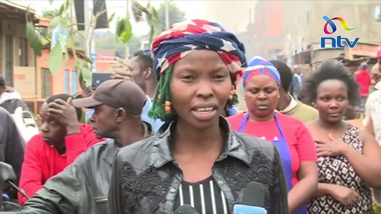 Uthiru residents take to the streets, decry increasing insecurity