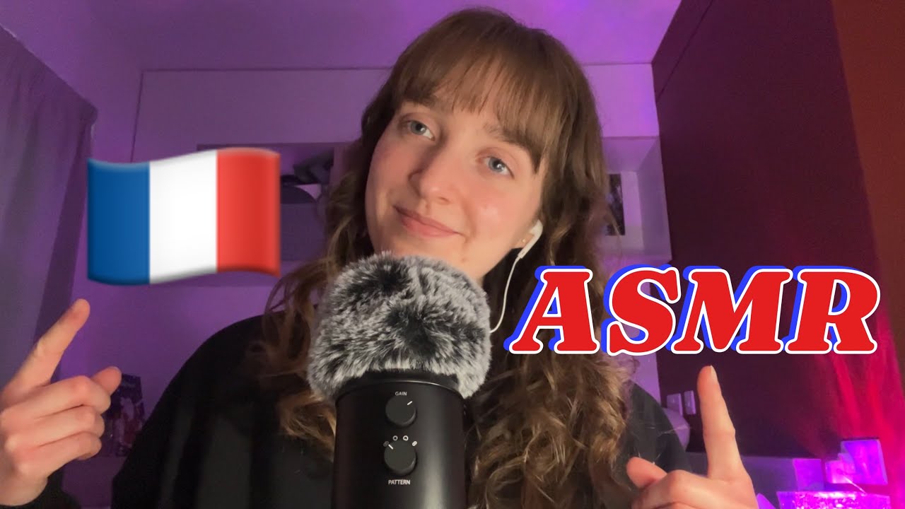 ASMR reading words in French! 🇫🇷 (trigger words, fr/en)