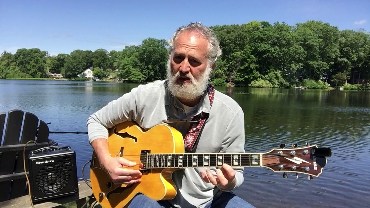 Blue Bossa - solo arch top with looper pedal
