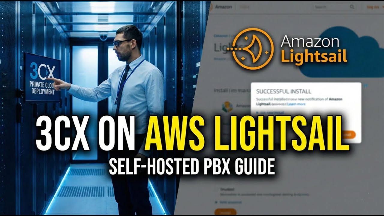 Deploy 3CX on Amazon Lightsail using a self-hosted private cloud | VoIP | 3CX Installation