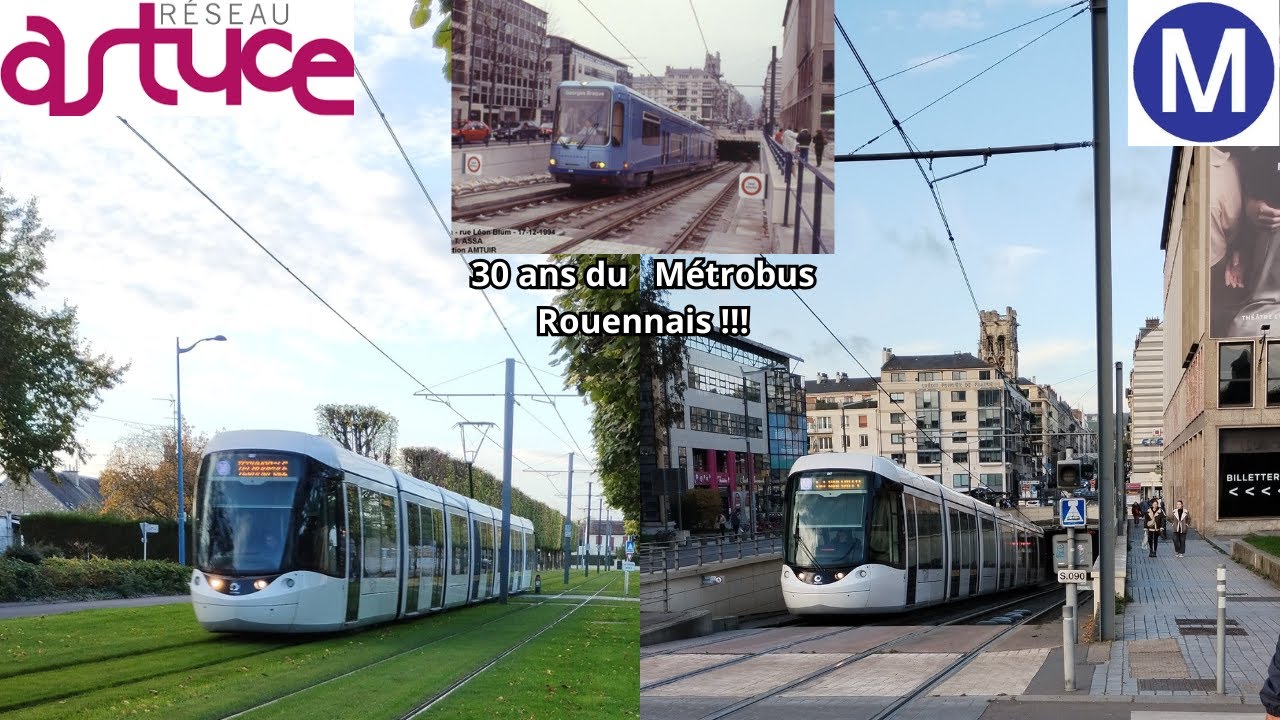 Le métro fête ses 30 ans !! Réseau Astuce Rouen