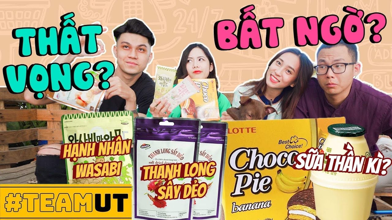 Team UT: Một ngày lầy lội mua hết đồ ăn dị nhất không ai dám mua trong siêu thị