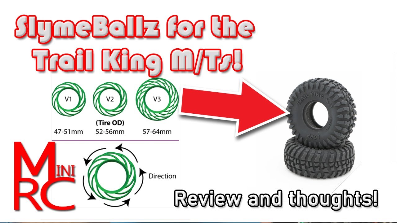 SCX24 - Flubberstufferz SlymeBallz с LGRP Trail King M/Ts