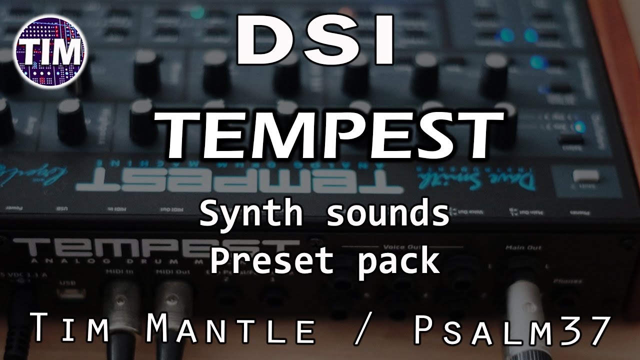 !!All New!! DSI Tempest - 128 Synth Sounds / Patches / Presets