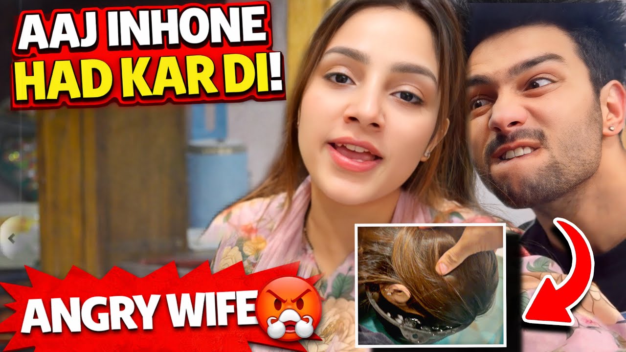 Husband Try To IRRITATE Her WIFE 😱| SHE GOT SO ANGRY! @tusharshrutivlogs 