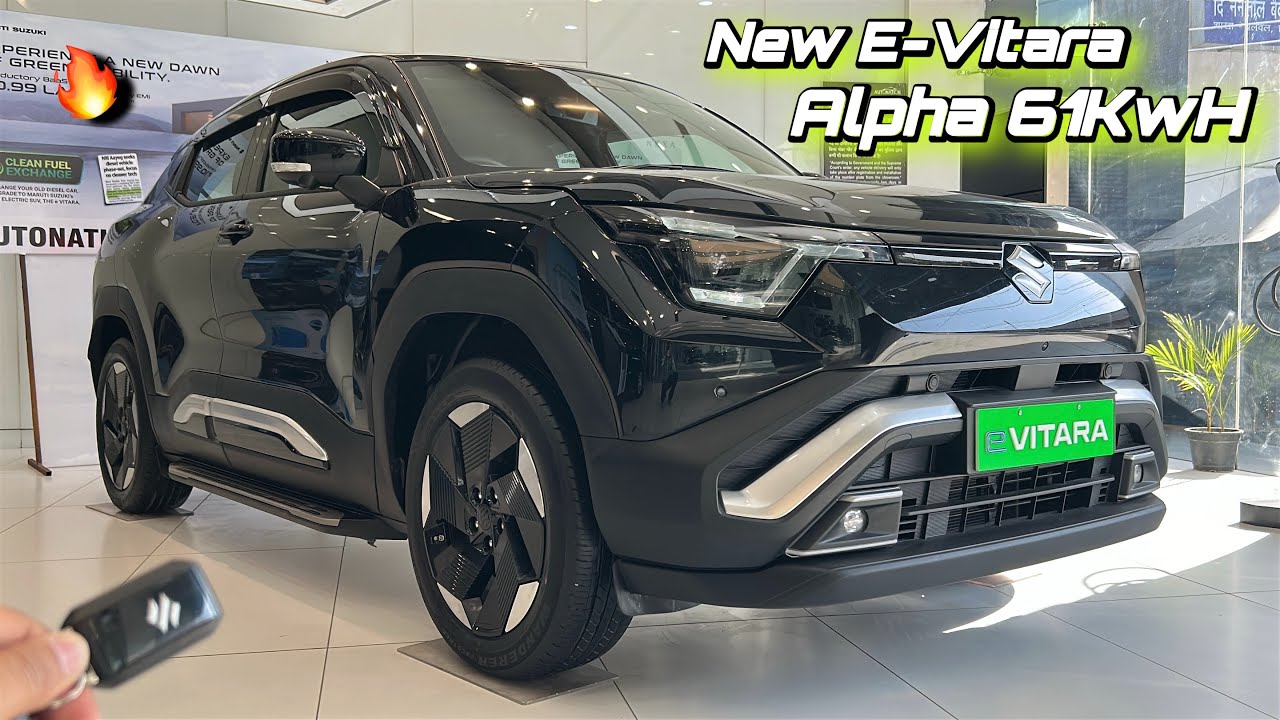 2026 Maruti Suzuki E-Vitara Alpha 61KwH - Range - Features & Price !!