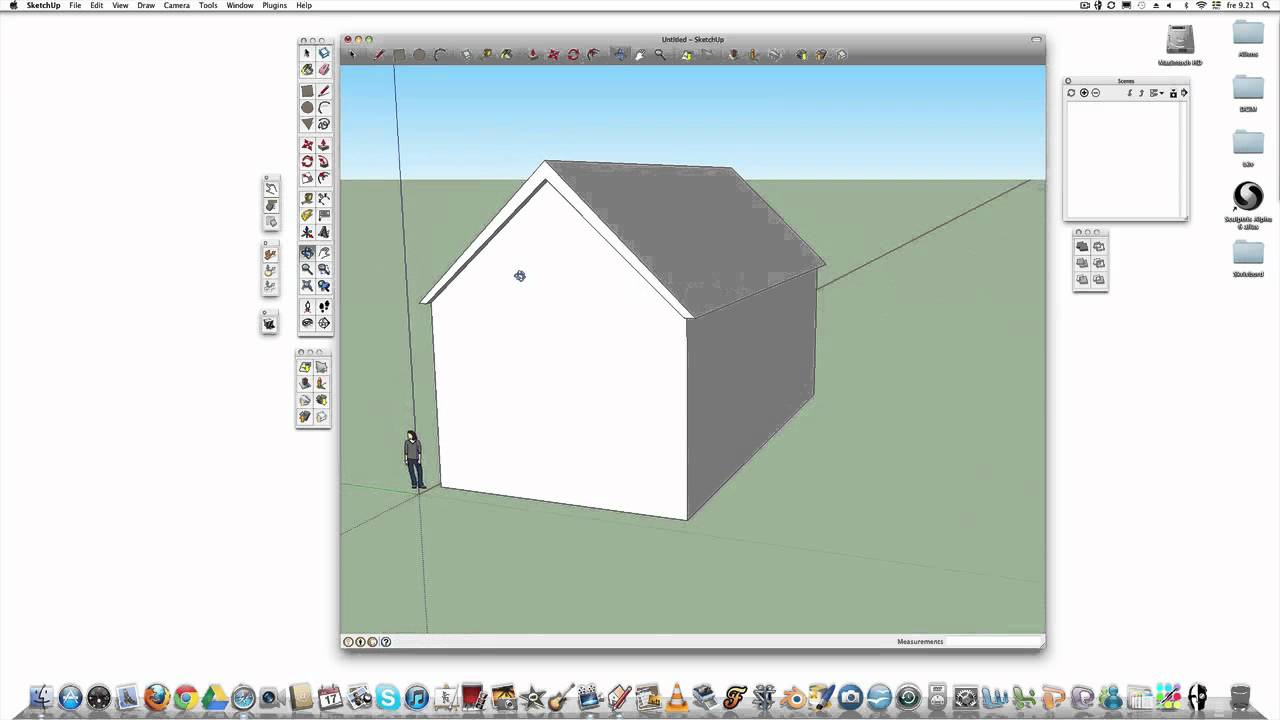 Hus i sketchUp