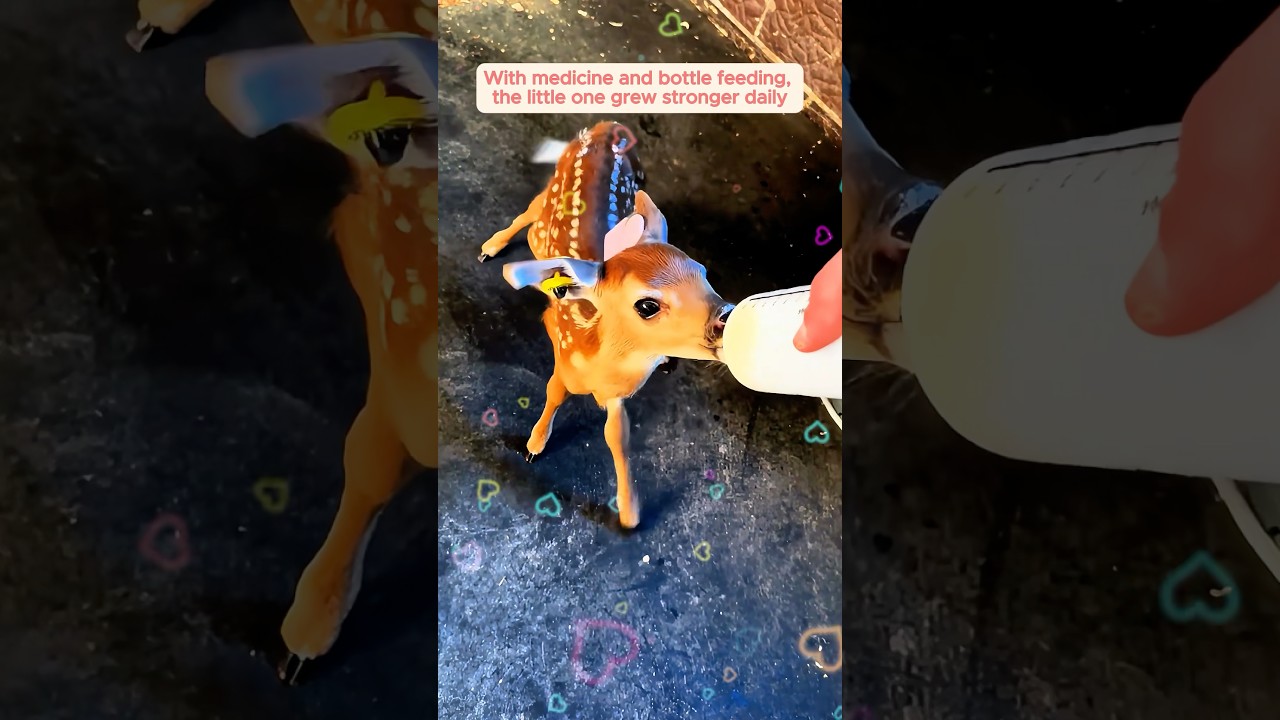 This family rescued a baby deer stuck in a drain and then this happened