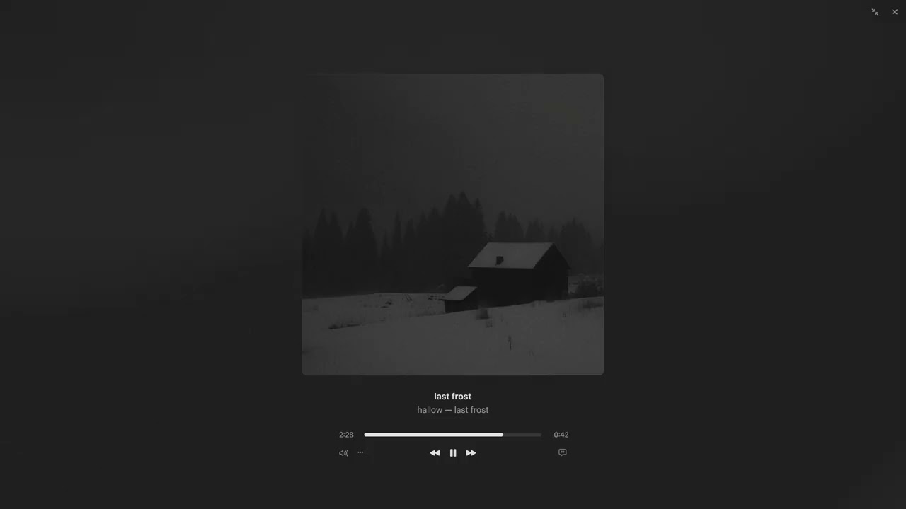 ＣａｌｍＭｉｎｕｔｅｓ - Last frost by Hallow