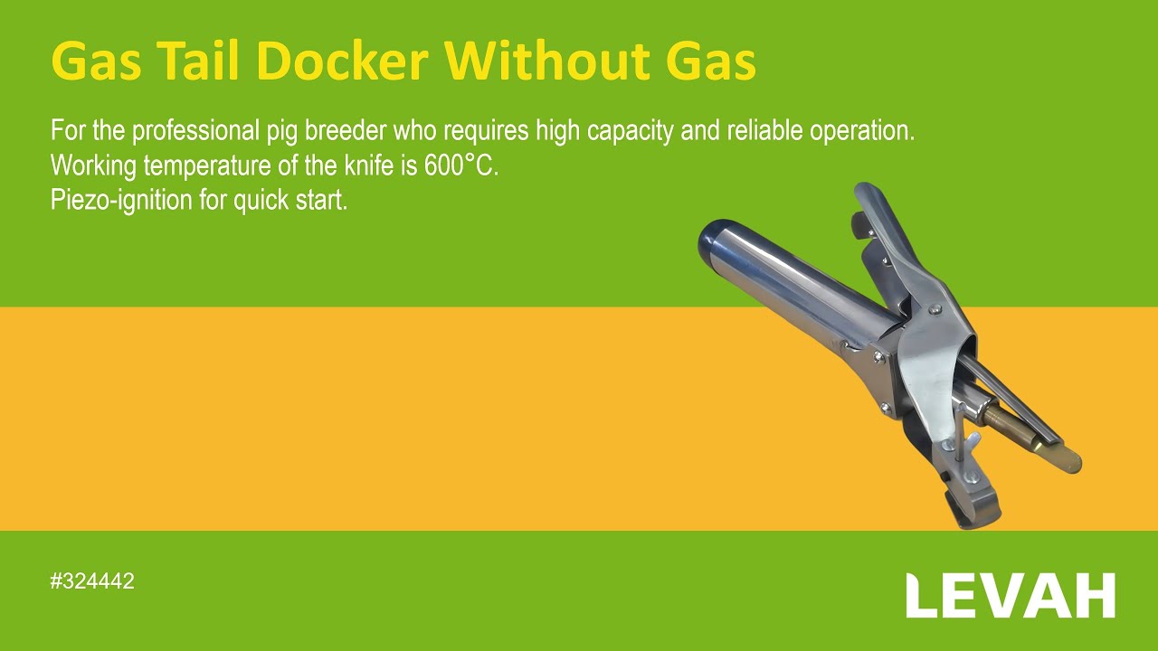7 -gas tail docker, gas-heated tail docking pliers, veterinary gas tail-docking equipment