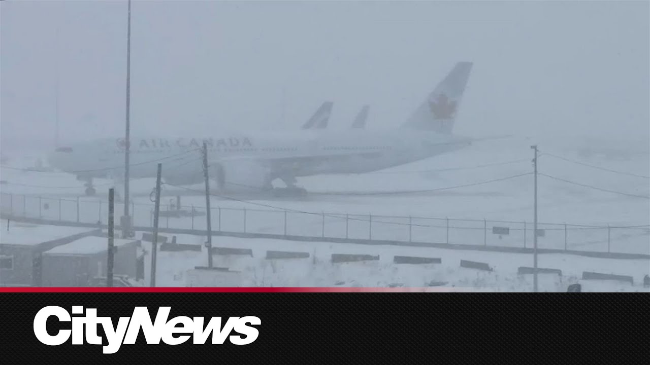 Toronto Pearson International airport still digging out of winter storm