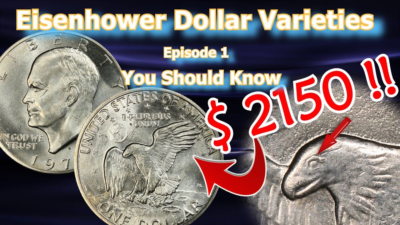 Eisenhower Dollar Varieties Worth Money You Should Know Ep.1 - 1971, 1972