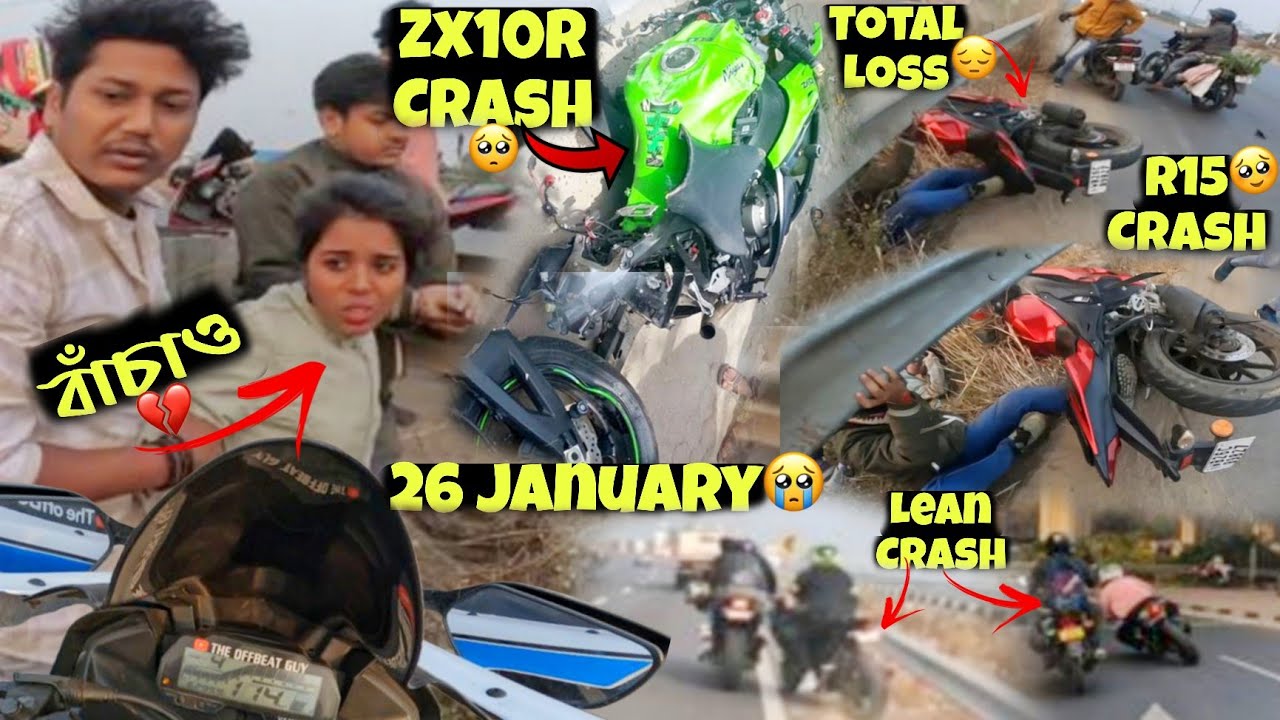 26 January Dangerous Crash😨 || @TheOffBeatGuy 