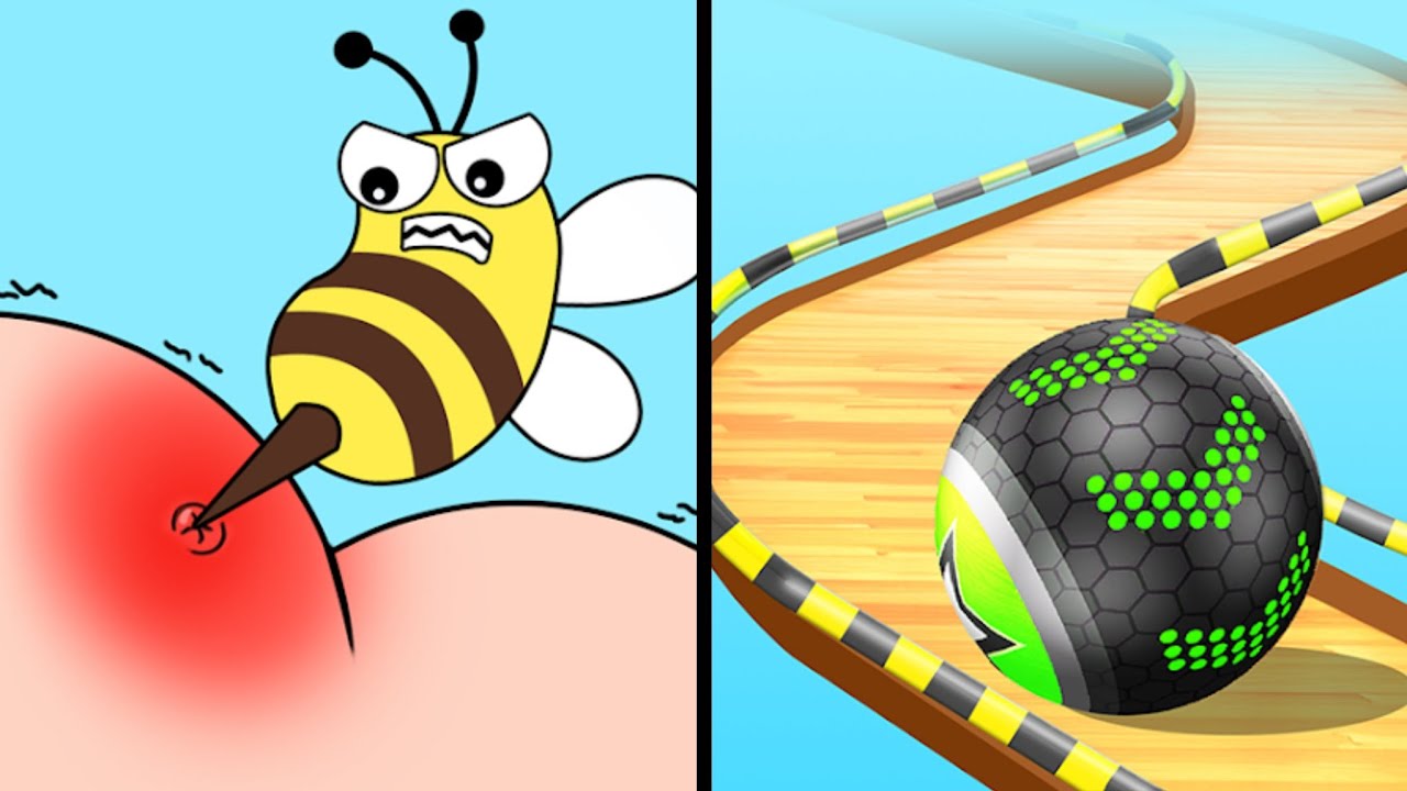 Help Me Tricky Story Puzzle Vs Going Balls 🐝🧟😈🏀 Max All Levels Android iOS Gameplay Ep 5