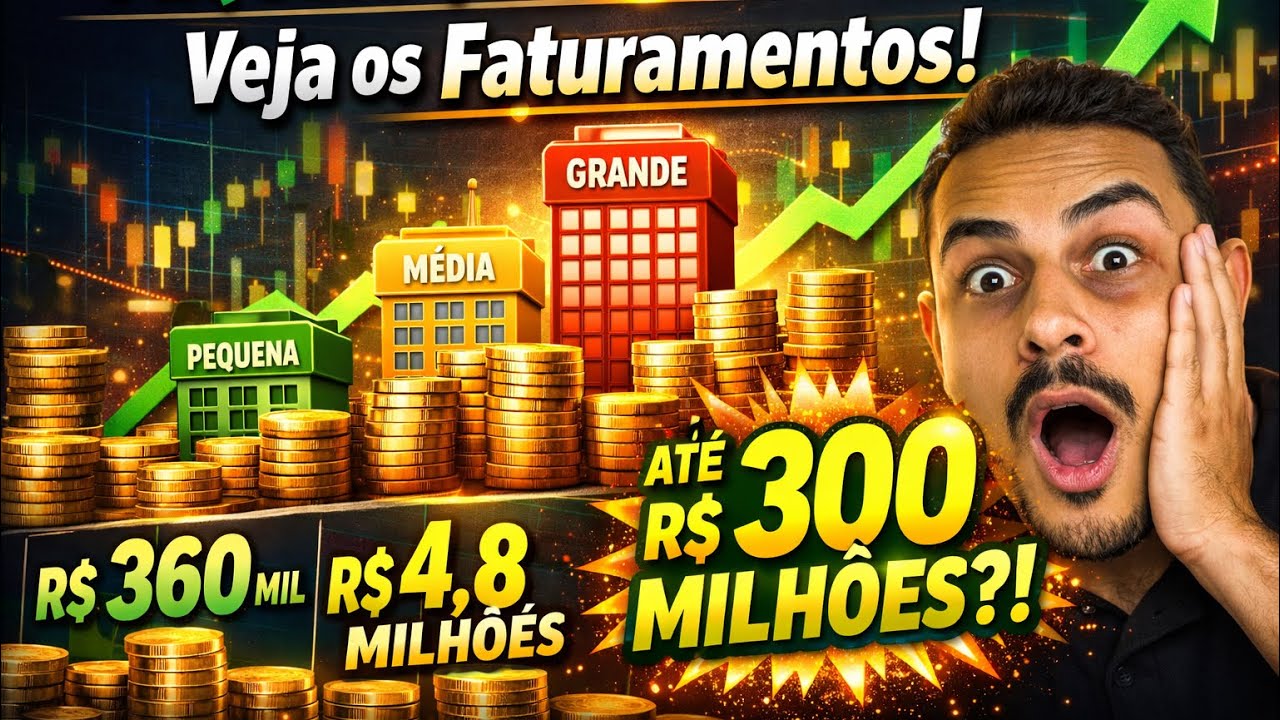 Esses são os faturamentos de cada porte de empresa! 