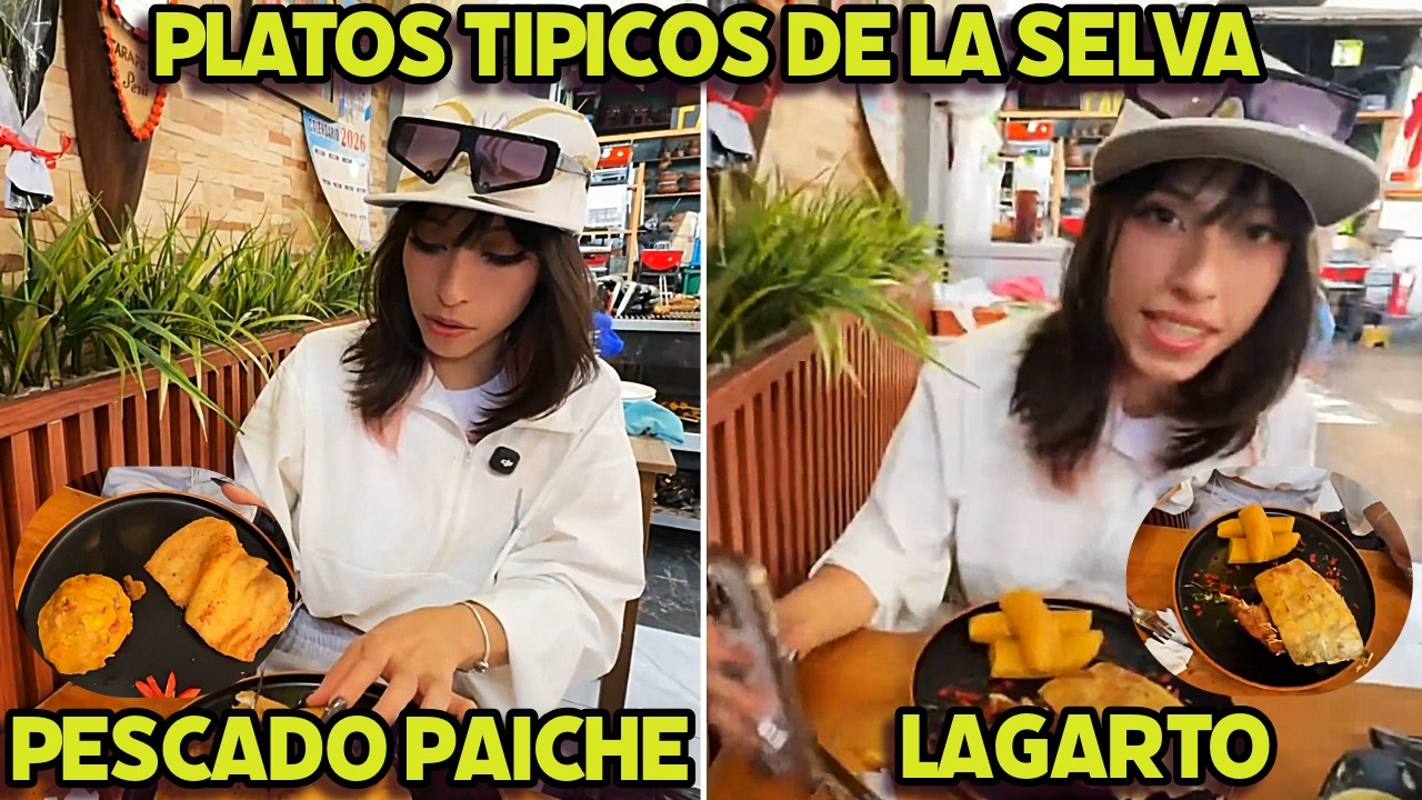 EMETSUKI PROBANDO PLATOS EXÓTICOS DE LA SELVA