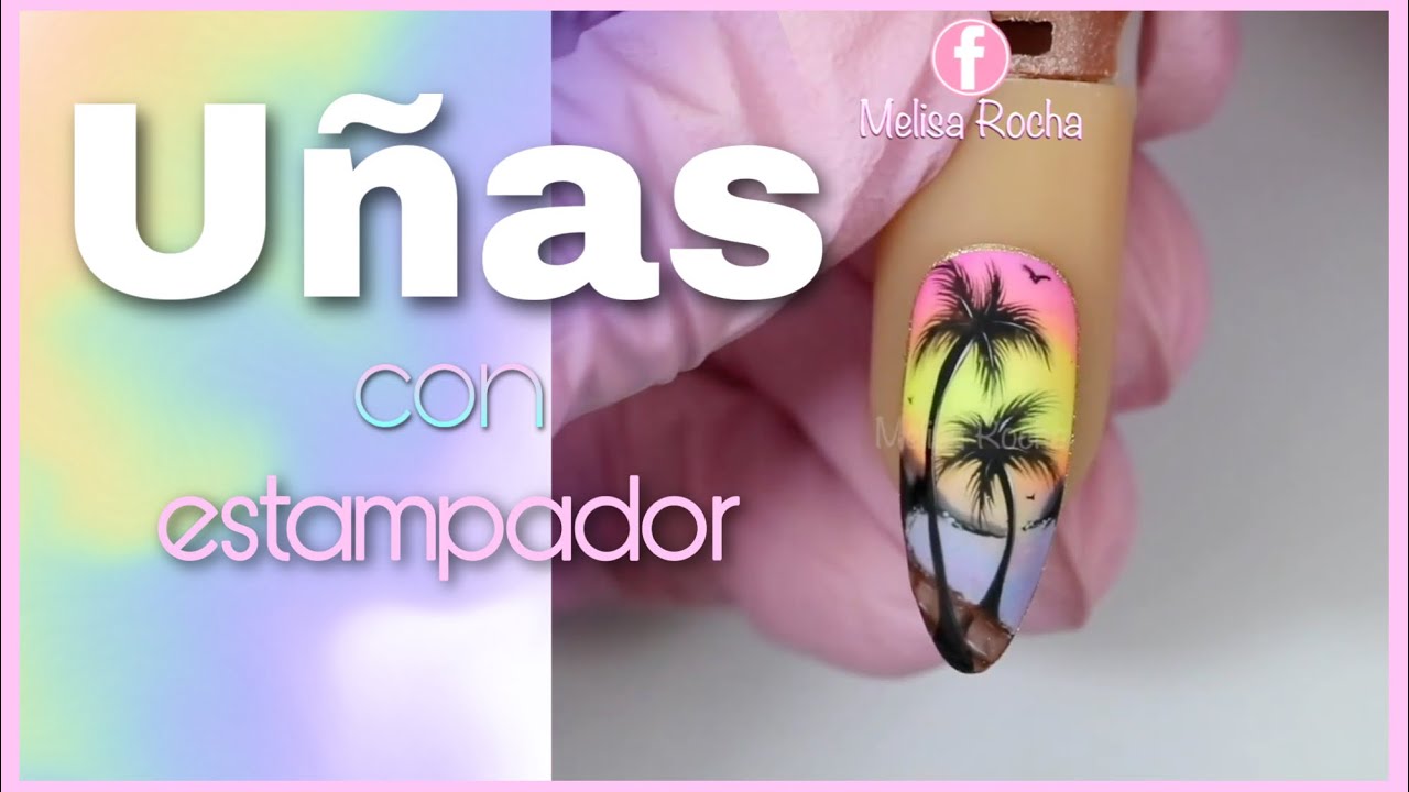 UÑAS con PAISAJE PLAYA 💅🏼✨ TRUCO