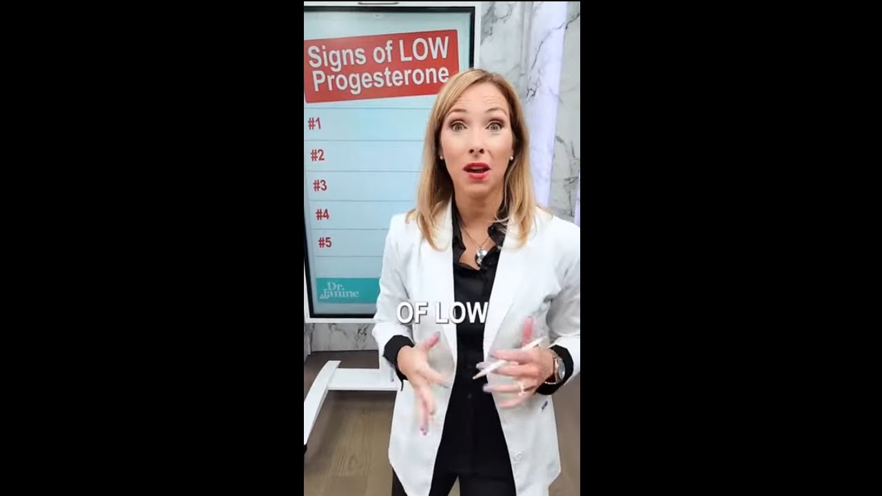 Signs & Symptoms of Low Progesterone #shorts