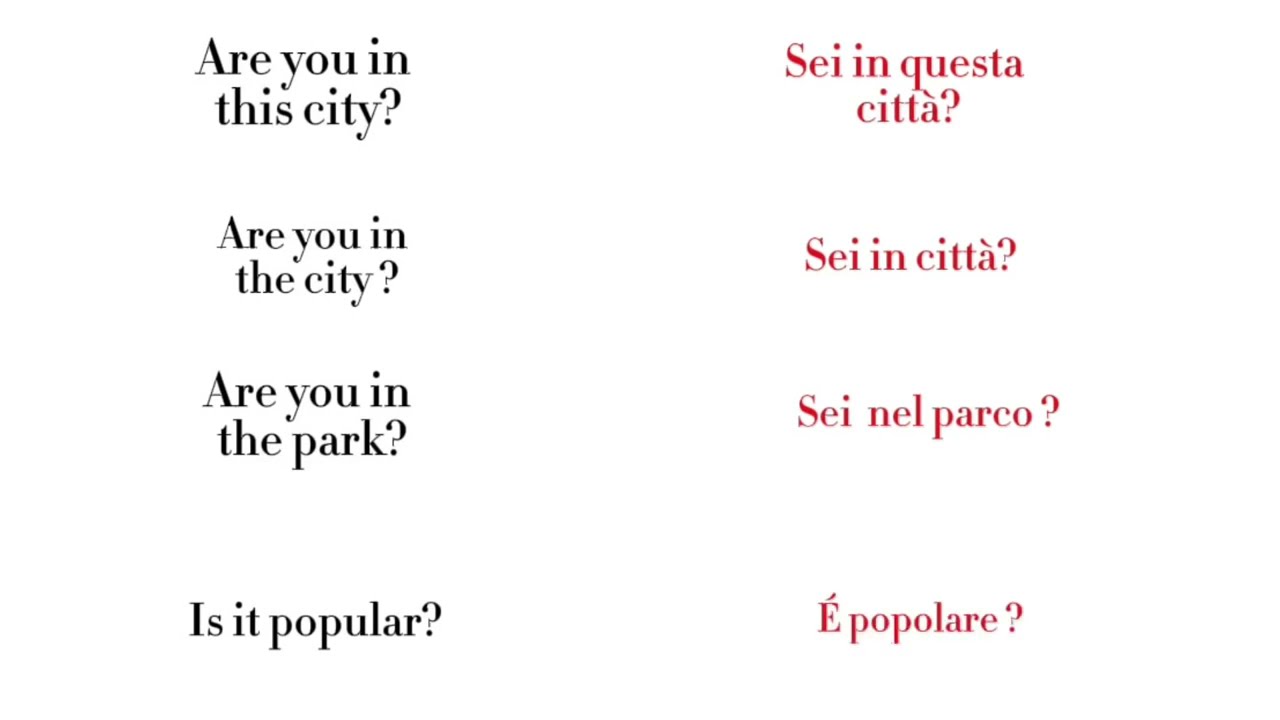 Learn Italian 4 🇮🇹