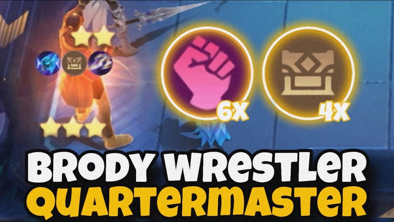 BRODY WRESTLER WITH QUARTERMASTER SO OP | MAGIC CHESS MLBB