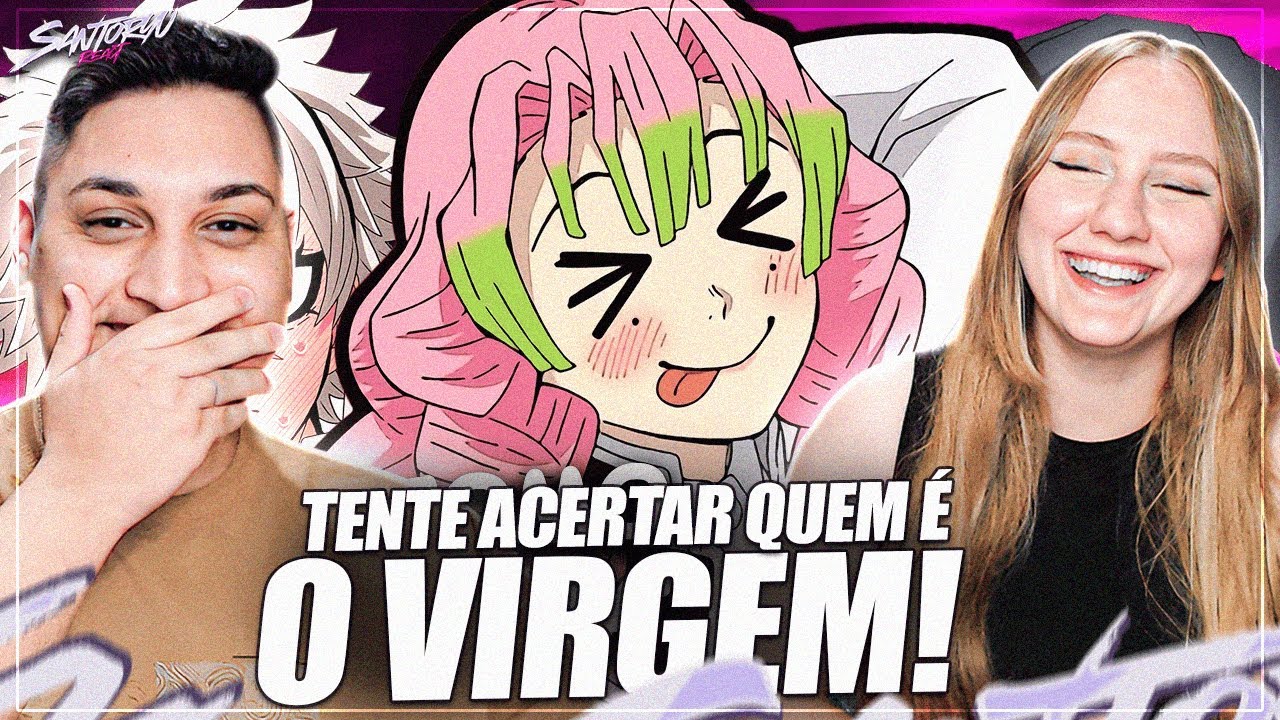 1 VIRGEM VS 8 HASHIRAS | KIMETSU NO YAIBA ( PARÓDIA / REDUBLAGEM ) - REACT EM CASAL